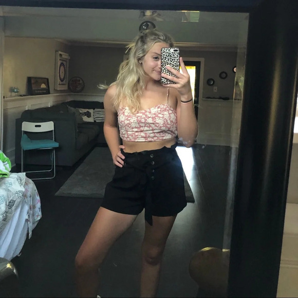 FOREVER 21 button up shorts S - Picture 11 of 15